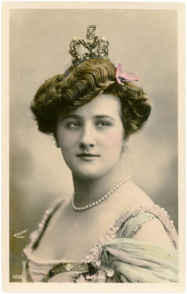 Vintage Lady With Crown Photo The Graphics Fairy