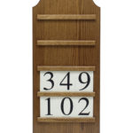 Wooden Hymn Board Hymn Numbers Included UK Church