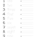 Worksheet English With Adam Number Words