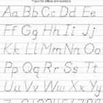 Writing Letters And Numbers D Nealian Style