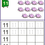 Writing Number 11 Writing Numbers Preschool Worksheets