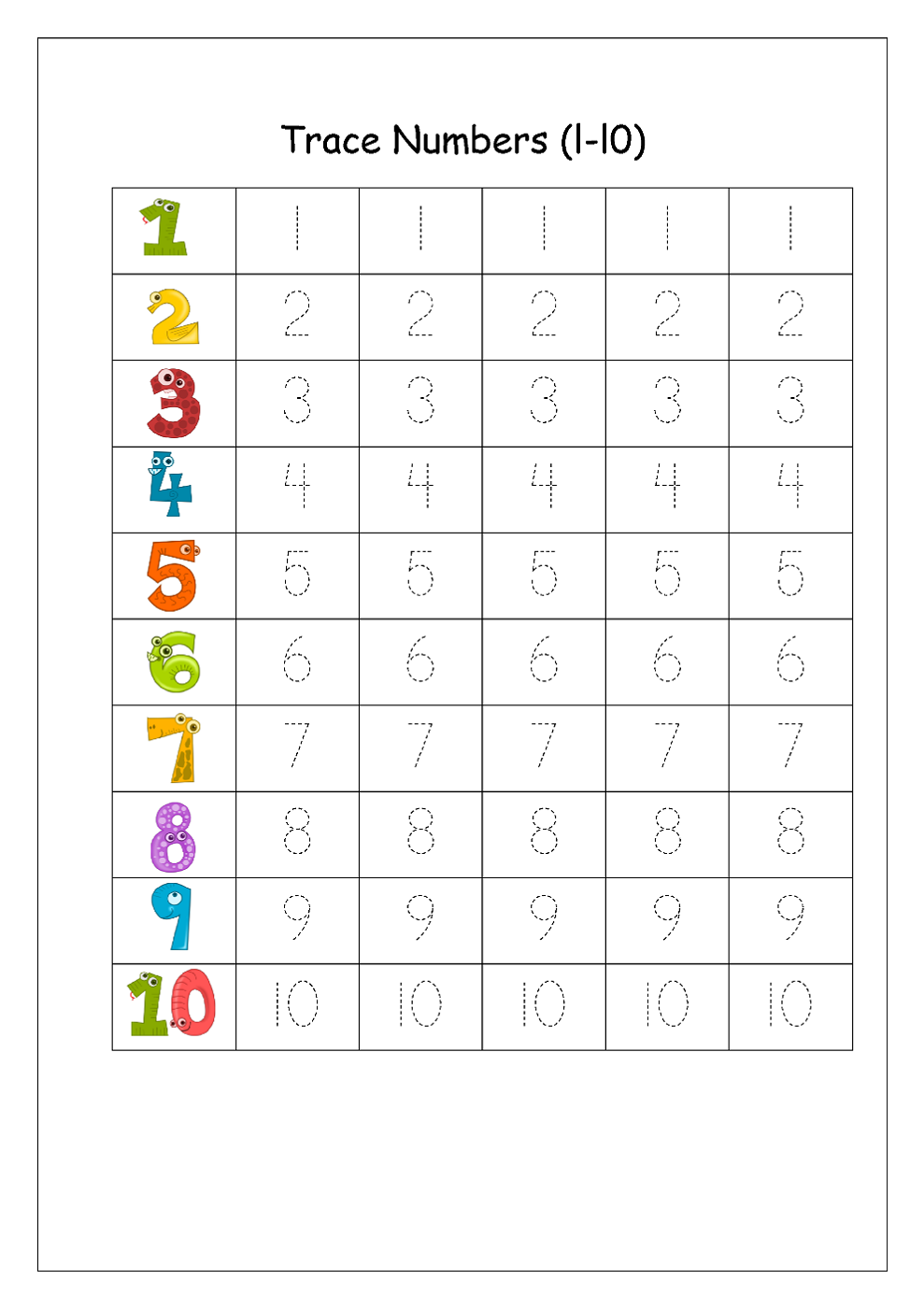 Writing Numbers Worksheet Kids Learning Activity Writing Numbers Worksheet Kids Learning Activity