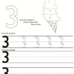 Writing Numbers Worksheets For Preschool Coloring Sheets